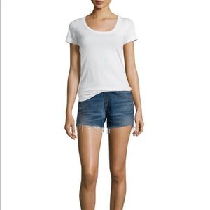 Rag & Bone mid-rise boyfriend cutoff shorts
